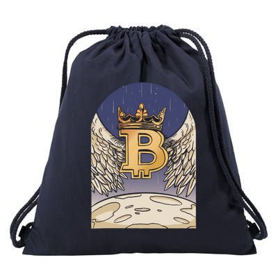 Bitcoin Angel Drawstring Bag
