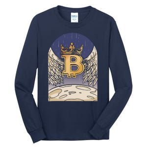 Bitcoin Angel Tall Long Sleeve T-Shirt