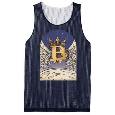 Bitcoin Angel Mesh Reversible Basketball Jersey Tank