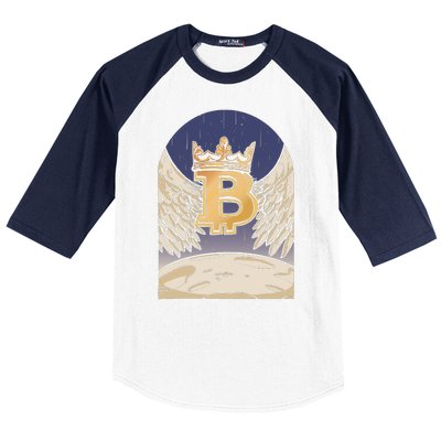 Bitcoin Angel Baseball Sleeve Shirt