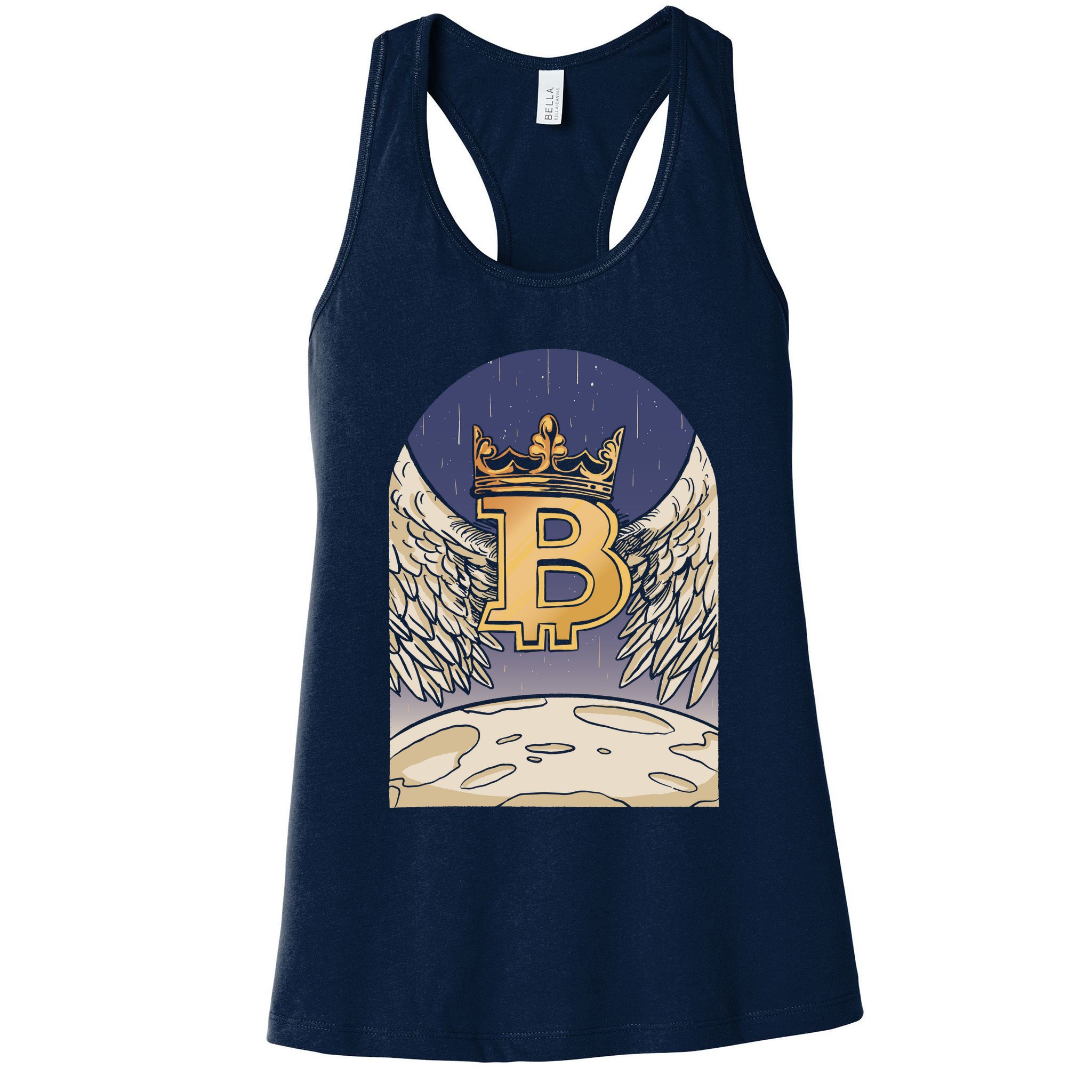 Bitcoin Angel Womens Tank Top