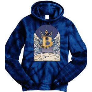 Bitcoin Angel Tie Dye Hoodie