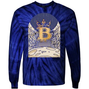 Bitcoin Angel Tie-Dye Long Sleeve Shirt