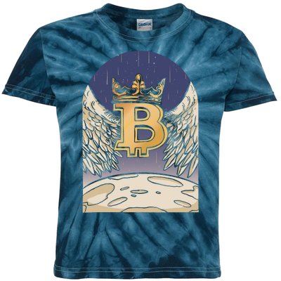 Bitcoin Angel Kids Tie-Dye T-Shirt