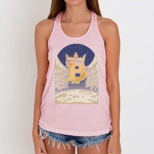 Bitcoin Angel Women's Knotted Racerback Tank