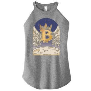 Bitcoin Angel Women's Perfect Tri Rocker Tank