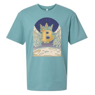 Bitcoin Angel Sueded Cloud Jersey T-Shirt