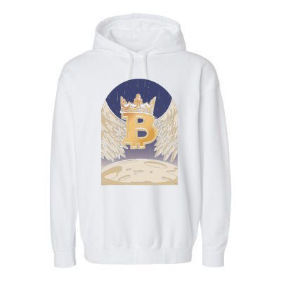 Bitcoin Angel Garment-Dyed Fleece Hoodie