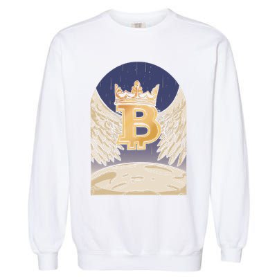 Bitcoin Angel Garment-Dyed Sweatshirt