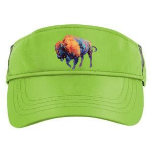 Buffalo American Bison Western Gift Adult Drive Performance Visor