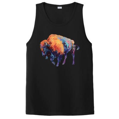 Buffalo American Bison Western Gift PosiCharge Competitor Tank