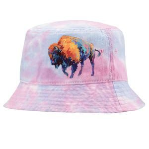 Buffalo American Bison Western Gift Tie-Dyed Bucket Hat