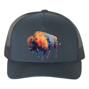 Buffalo American Bison Western Gift Yupoong Adult 5-Panel Trucker Hat