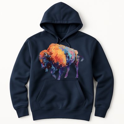 Buffalo American Bison Western Gift Hoodie