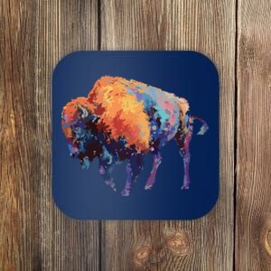 Buffalo American Bison Western Gift Coaster