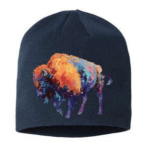 Buffalo American Bison Western Gift Sustainable Beanie