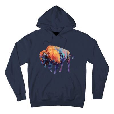 Buffalo American Bison Western Gift Tall Hoodie