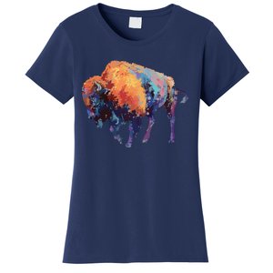 Buffalo American Bison Western Gift Women's T-Shirt