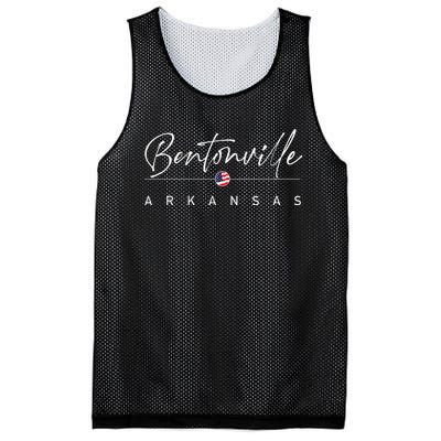 Bentonville Arkansas Mesh Reversible Basketball Jersey Tank