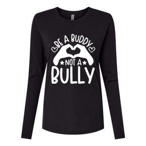 Be A Buddy Not A Bully Unity Day Orange Anti Bullying Womens Cotton Relaxed Long Sleeve T-Shirt