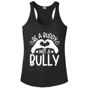 Be A Buddy Not A Bully Unity Day Orange Anti Bullying Ladies PosiCharge Competitor Racerback Tank