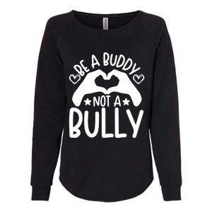 Be A Buddy Not A Bully Unity Day Orange Anti Bullying Womens California Wash Sweatshirt