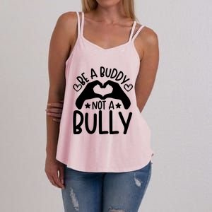 Be A Buddy Not A Bully Unity Day Orange Anti Bullying Women's Strappy Tank