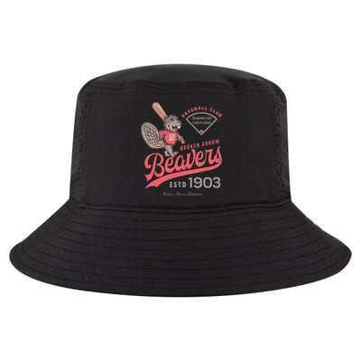 Broken Arrow Beavers Minor League Retro Baseball Team Cool Comfort Performance Bucket Hat
