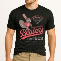 Broken Arrow Beavers Minor League Retro Baseball Team Cooling Performance Crew T-Shirt