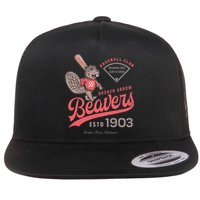 Broken Arrow Beavers Minor League Retro Baseball Team Flat Bill Trucker Hat