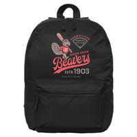 Broken Arrow Beavers Minor League Retro Baseball Team 16 in Basic Backpack