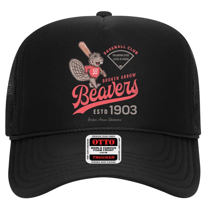 Broken Arrow Beavers Minor League Retro Baseball Team Hat