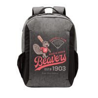 Broken Arrow Beavers Minor League Retro Baseball Team Vector Backpack