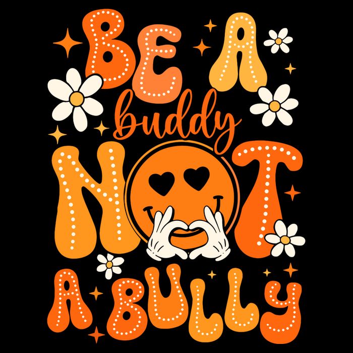 Be A Buddy Not A Bully Unity Day Orange Anti Bullying Button