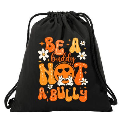 Be A Buddy Not A Bully Unity Day Orange Anti Bullying Drawstring Bag