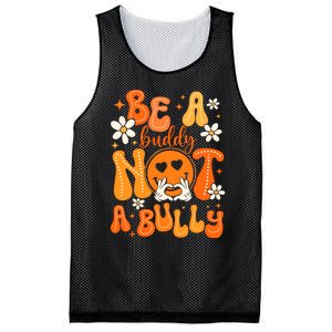 Be A Buddy Not A Bully Unity Day Orange Anti Bullying Mesh Reversible Basketball Jersey Tank