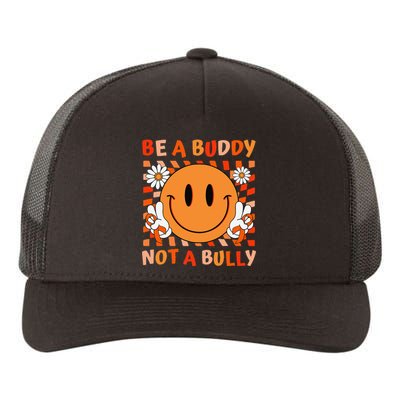 Be A Buddy Not A Bully Unity Day Anti Bullying Orange Face Gift Yupoong Adult 5-Panel Trucker Hat