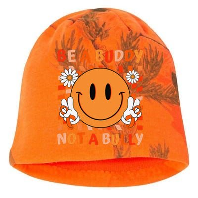 Be A Buddy Not A Bully Unity Day Anti Bullying Orange Face Gift Kati - Camo Knit Beanie