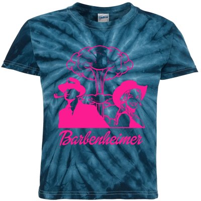 Barbieheimer Active Bar Bie Oppenheimer Funny Movie Bar Bie Kids Tie-Dye T-Shirt