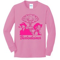 Barbieheimer Active Bar Bie Oppenheimer Funny Movie Bar Bie Kids Long Sleeve Shirt