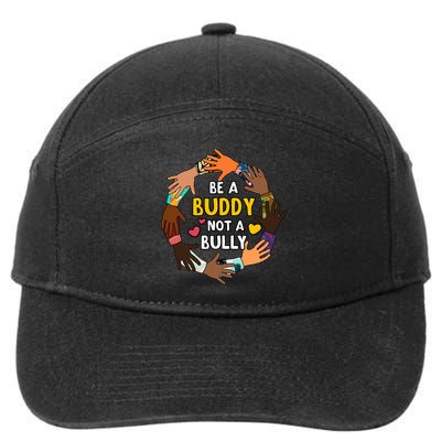 Be A Buddy Not A Bully Anti Bullying 7-Panel Snapback Hat