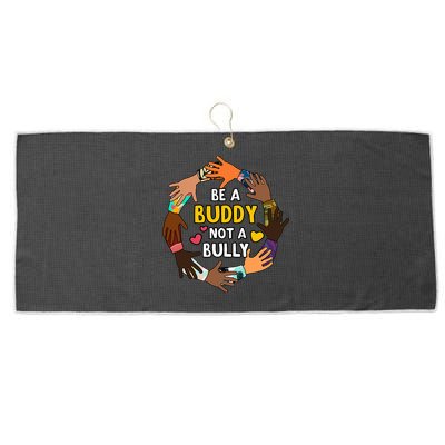 Be A Buddy Not A Bully Anti Bullying Large Microfiber Waffle Golf Towel