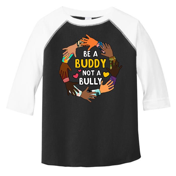 Be A Buddy Not A Bully Anti Bullying Toddler Fine Jersey T-Shirt