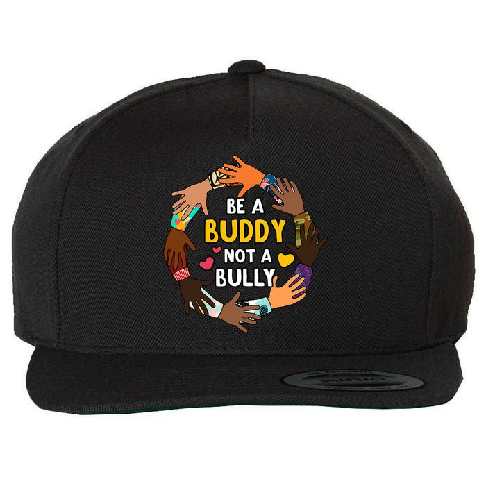 Be A Buddy Not A Bully Anti Bullying Wool Snapback Cap