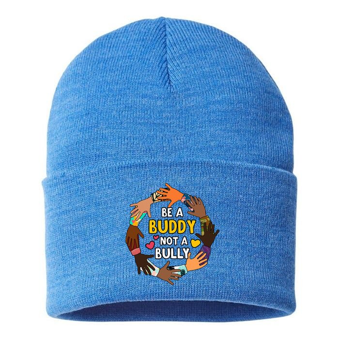 Be A Buddy Not A Bully Anti Bullying Sustainable Knit Beanie