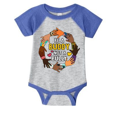 Be A Buddy Not A Bully Anti Bullying Infant Baby Jersey Bodysuit
