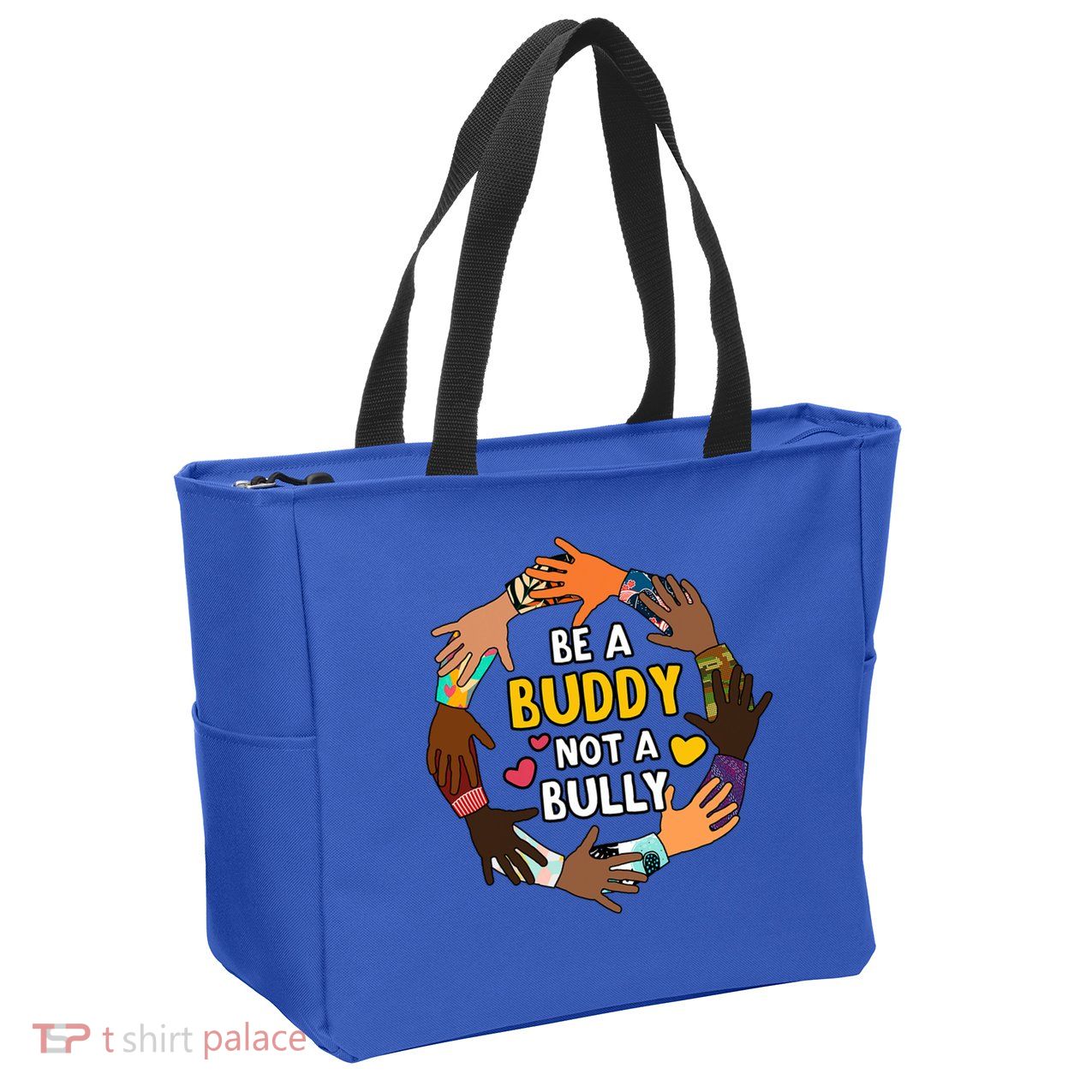 Be A Buddy Not A Bully Anti Bullying Zip Tote Bag