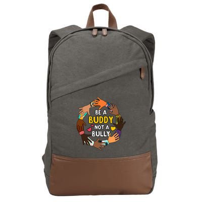 Be A Buddy Not A Bully Anti Bullying Cotton Canvas Backpack