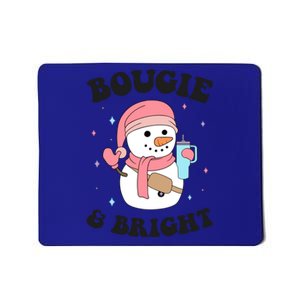 Bougie And Bright Funny Christmas Snow Cute Gift Mousepad