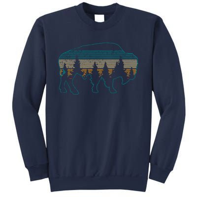 Bison American Buffalo Vintage National Park Souvenir Gift Sweatshirt